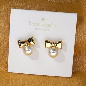 Kate Spade All Wrapped Up In Pearls Drop Earrings (with GIFT BAG)